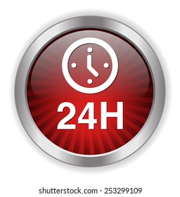 24 hours a day icon  