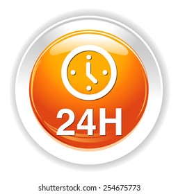 24 hours a day icon  