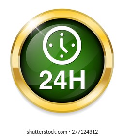 24 hours a day icon  