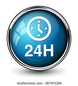 24 hours a day icon  