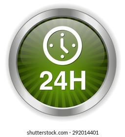 24 hours a day icon  