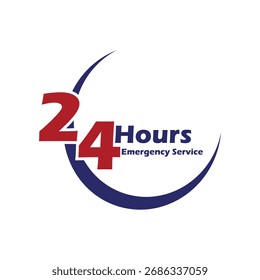 24 Hours Emergency Services Logo Design
