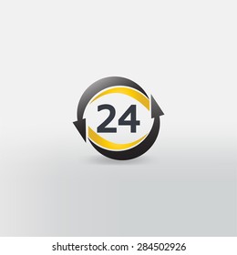  24 hours icon