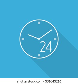 24 hours icon