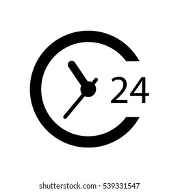 24 hours icon