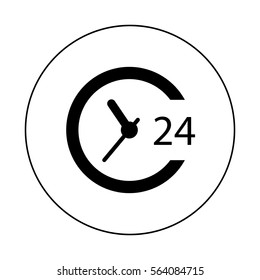 24 hours icon