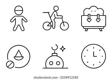24 Hours Icon Clean and Elegant Line Art