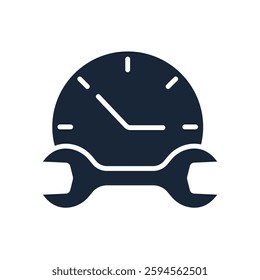 24 hours icon collection .design style with background
