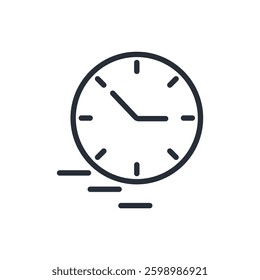 24 hours icon collection .design style with background