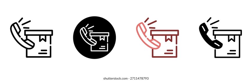 24 Hours Icon Multi Style Vector Illustration