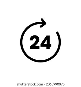 24 Hours Icon Set for your business