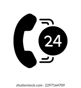 24 hours icon for your website design, logo, app, UI.