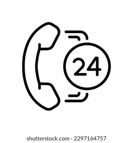 24 Stunden Icon für Ihr Website-Design, Logo, App, UI.