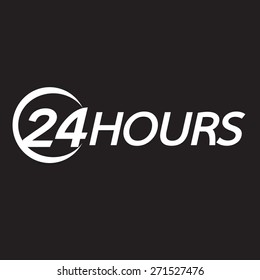 24 hours logo icon