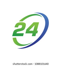 24 Hours Logo Vector Stock Vector (Royalty Free) 1088101640 | Shutterstock