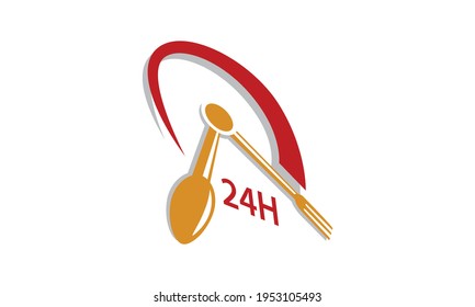 24 hours restaurant, which presents the restaurant is not a full day