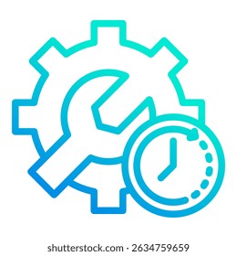 24 Stunden Support Icon-Element für Design