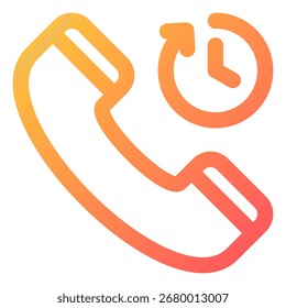 24 Hours Support icon symbol. Vector illustration.