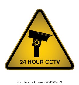 24 HR CCTV- Vector