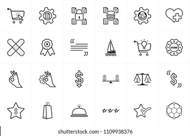 24 Icons for multipurpose use in website design