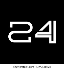 24 logo design template illustration.