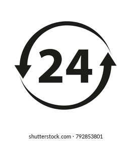 24 non stop icon