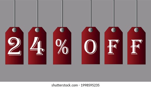 24% off Red coupons for special discount offers.