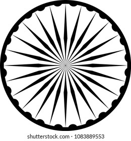 ashoka chakra images stock photos vectors shutterstock https www shutterstock com image vector 24 spoke ashoka wheel chakra indian 1083889553