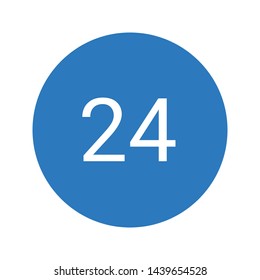 24 support  glyph color vector icon