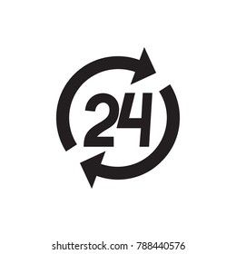 24 support icon illustration isolated vector sign symbol