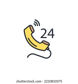 24 Unterstützt Symbolsymbole, Vektorelemente für Infografiken