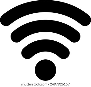 243 - Wifi Signals Line Vector Icon Design