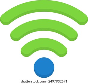 243 - Wifi Signals Line Vector Icon Design