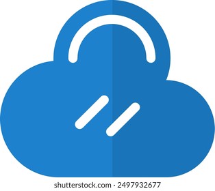 244 - Cloud Line Vector Icon Design