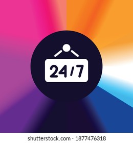 24-7 - App Icon Button