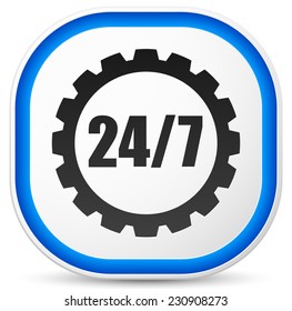 24/7 badge for repair or manufacturing