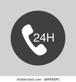 24/7 customer service icon