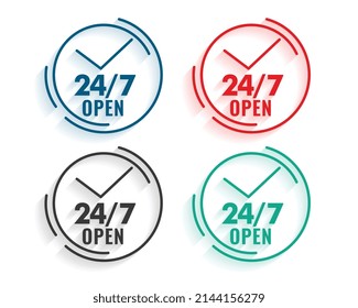 247 abierto para servicio y soporte