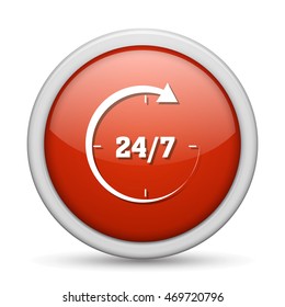 24/7 service   icon