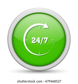24/7 service   icon