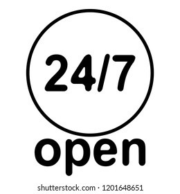 24/7 Service open 24h hours a day and 7 days a week. 