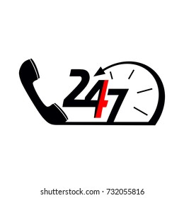 24/7 Vector Icons Ohine Call 