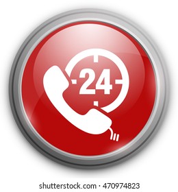 24h Call center icon