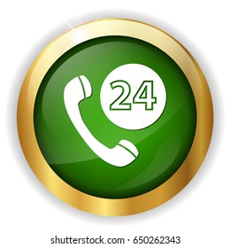 24h phone icon
