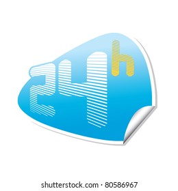 24h sticker