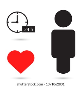 24h support icon