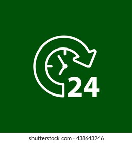 24h support line icon