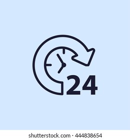 24h support line icon