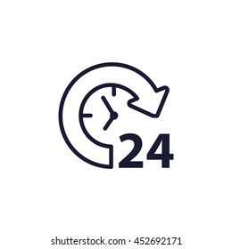 24h support line icon