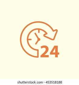 24h support line icon
